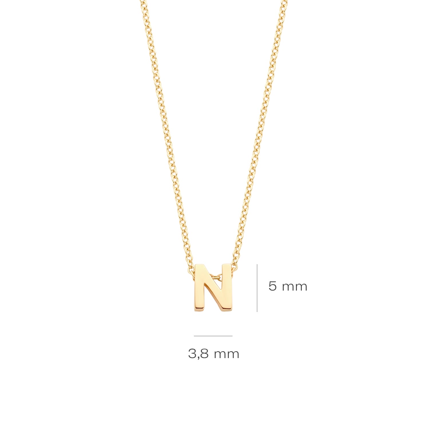 Blush Collier 3155YGO_N - Geel Goud (14k)