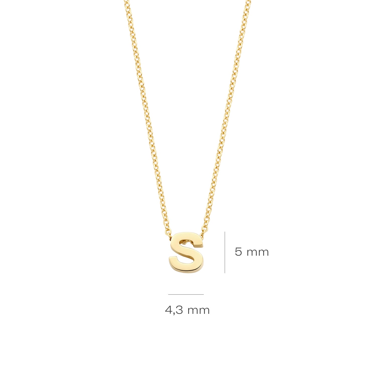 Blush Collier 3155YGO_S - Geel Goud (14k)