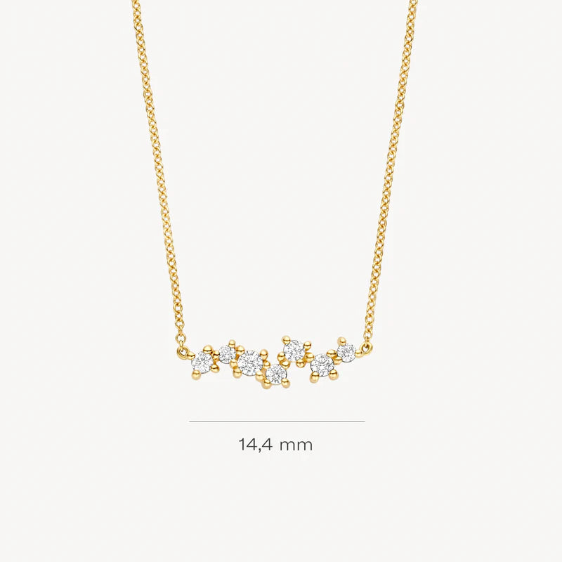 Blush Collier 3191YZI -  Geel Goud (14k) met Zirkonia