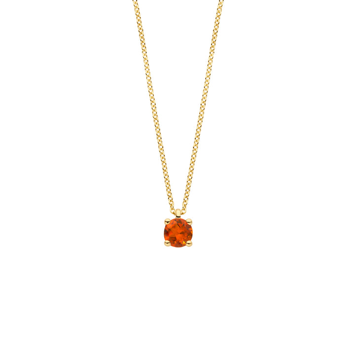 Blush Collier 3200YCI - Geel Goud (14k) met Madera Citrien