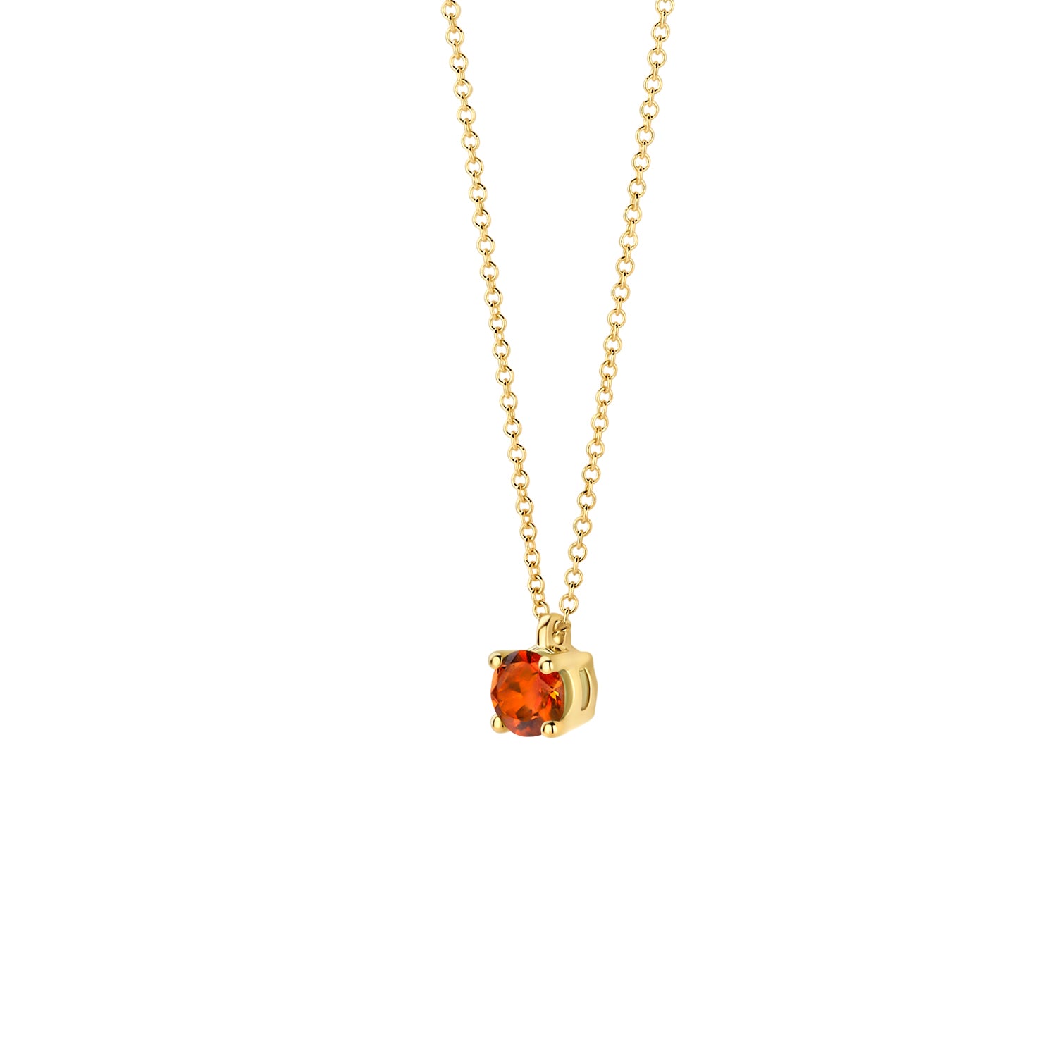 Blush Collier 3200YCI - Geel Goud (14k) met Madera Citrien