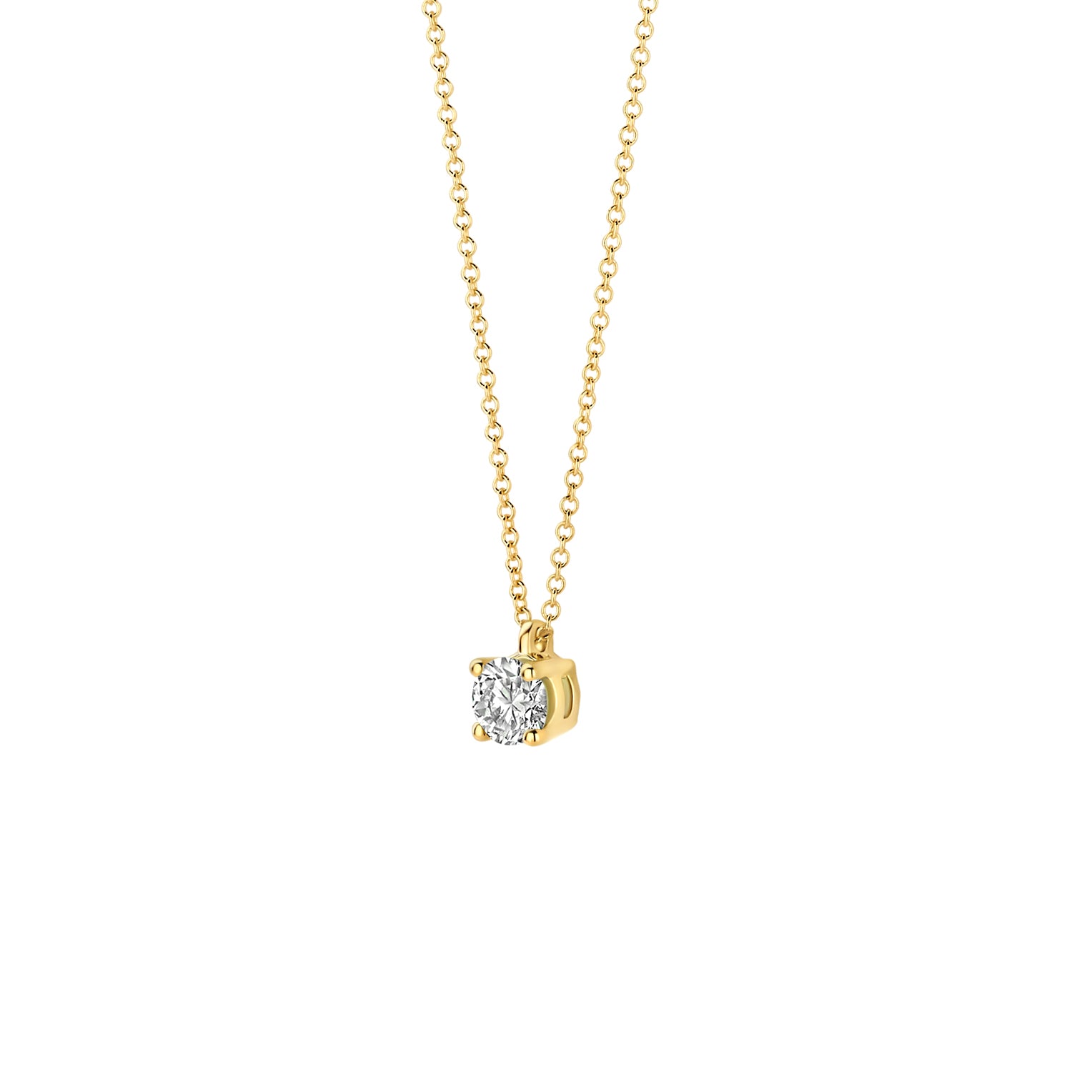 Blush Collier 3200YLG - Geel Goud (14k) met Lab Grown Diamant