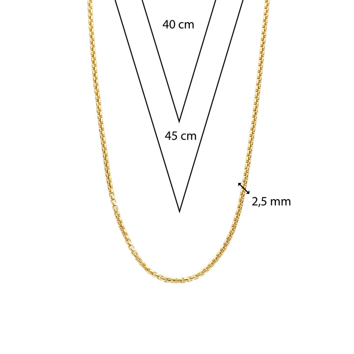 TI SENTO Collier 34030SY/45