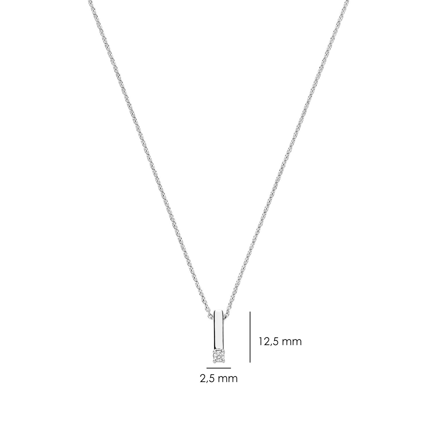 TI SENTO Ketting 34131ZI/42