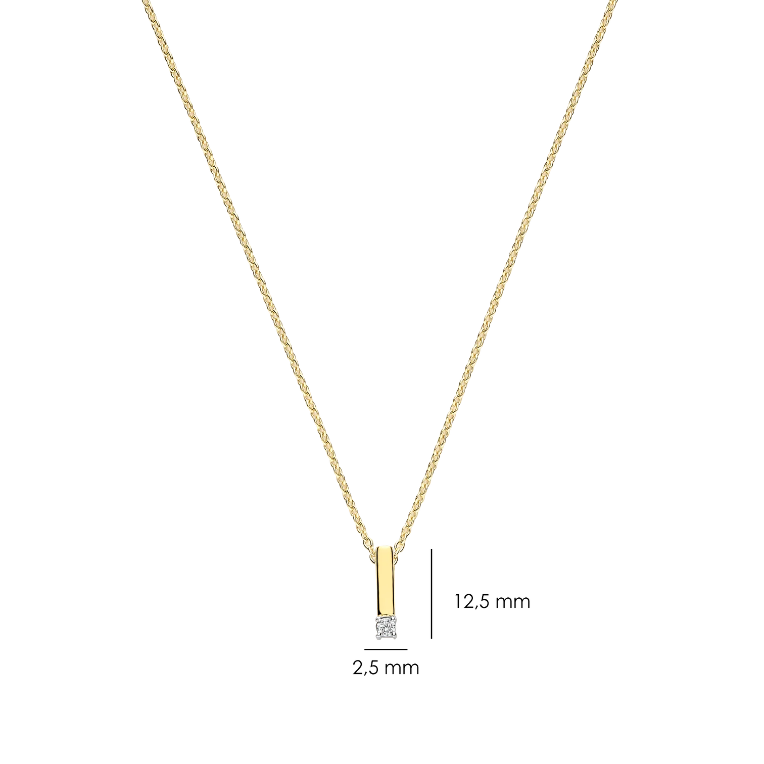 TI SENTO Collier 34131ZY/42