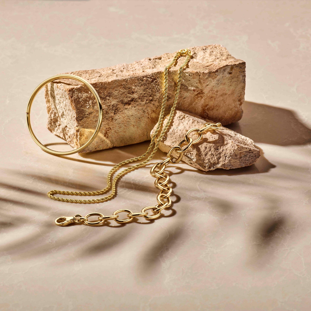 Silgold bangle ovale buis 4x58mm