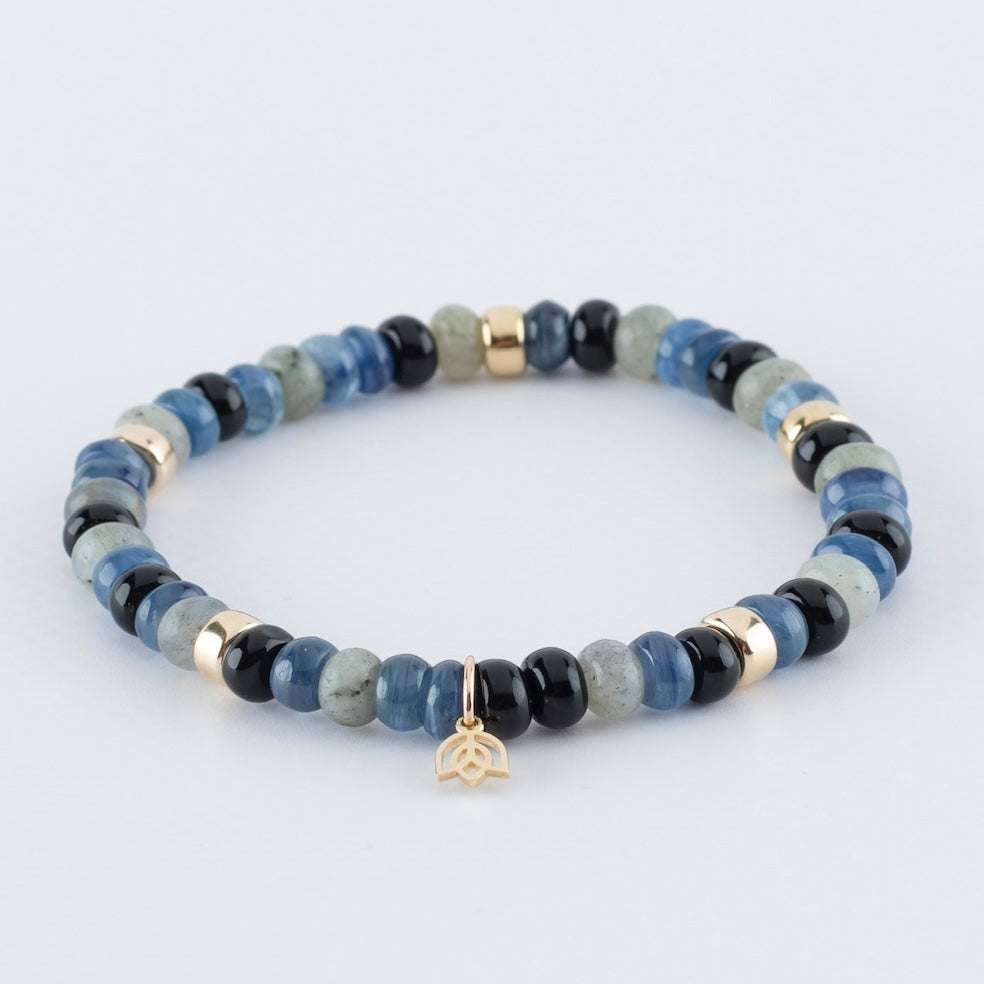 Y&G Urban - Edelstenen armband & 14k goud