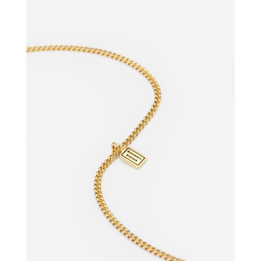 BUDDHATOBUDDHA - Ketting Essential verguld  | 60cm