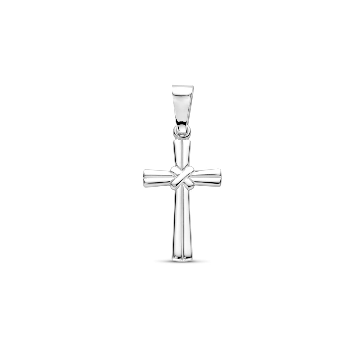 Zilveren hanger kruis | 38x16mm