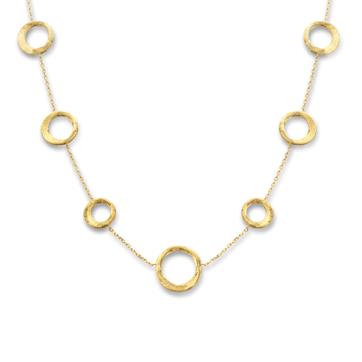 14krt geelgouden collier "rond ijsmat" - 42-45cm