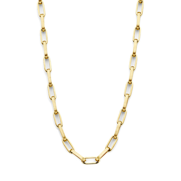 14krt geelgouden collier "ijsmat" - 45cm