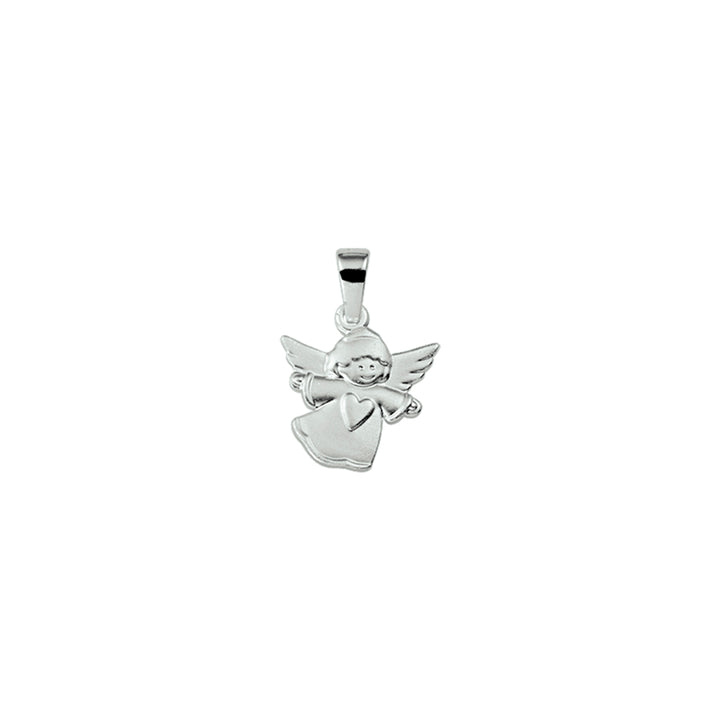 Zilveren hanger engeltje | 13x14,5mm