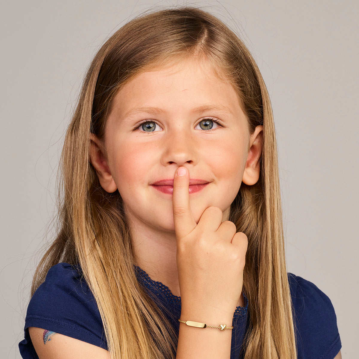 14krt geelgouden graveerarmband vlinder plaat 3,5mm | 11-13cm