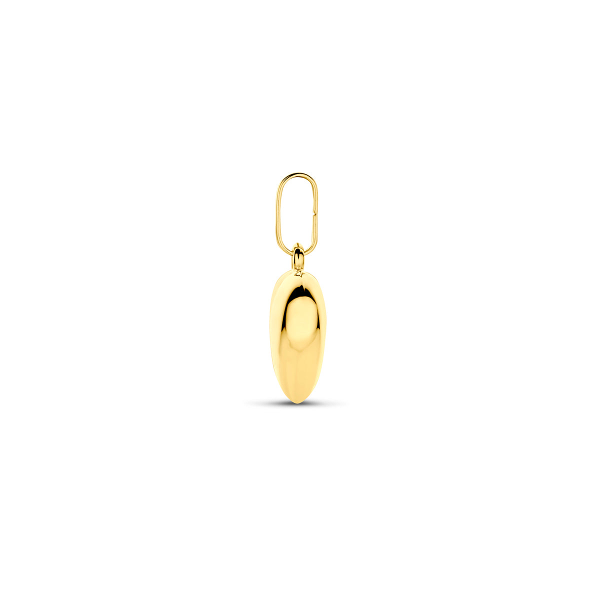 14krt geelgouden hanger hart | 10,5mm