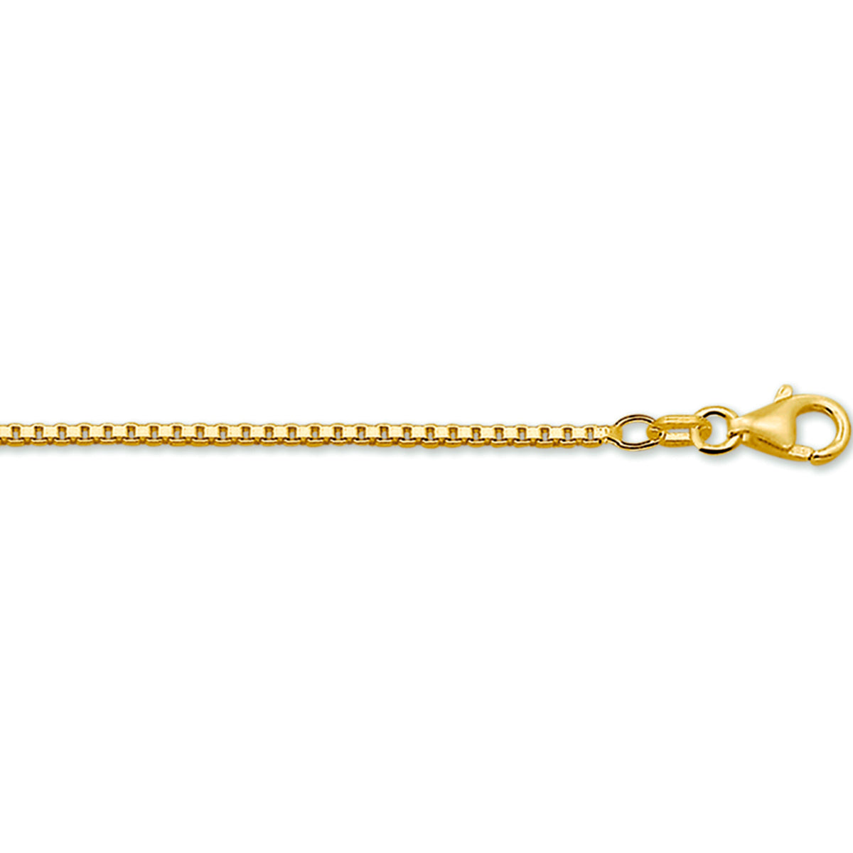 14krt geelgouden collier venetiaans 1.4mm - 50cm
