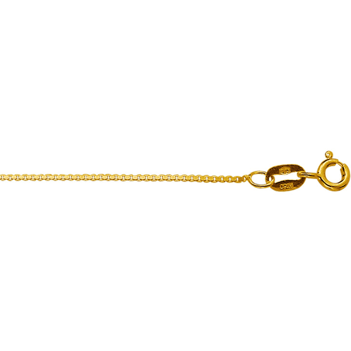 14krt geelgouden collier venetiaans 0,8mm - 38cm