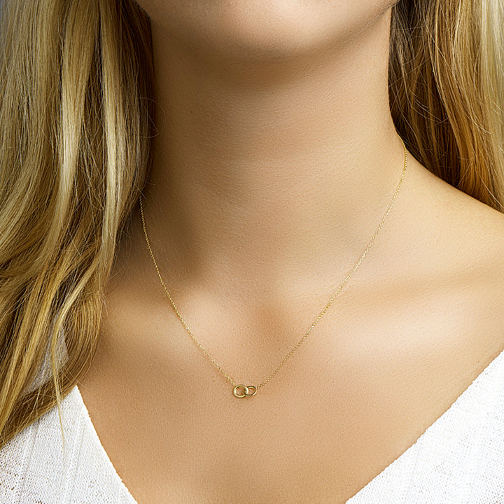 14krt geelgouden collier rondjes 6mm | 41-43-45cm