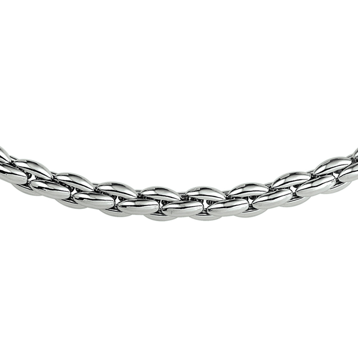 Zilveren collier cardano 5mm | 45cm