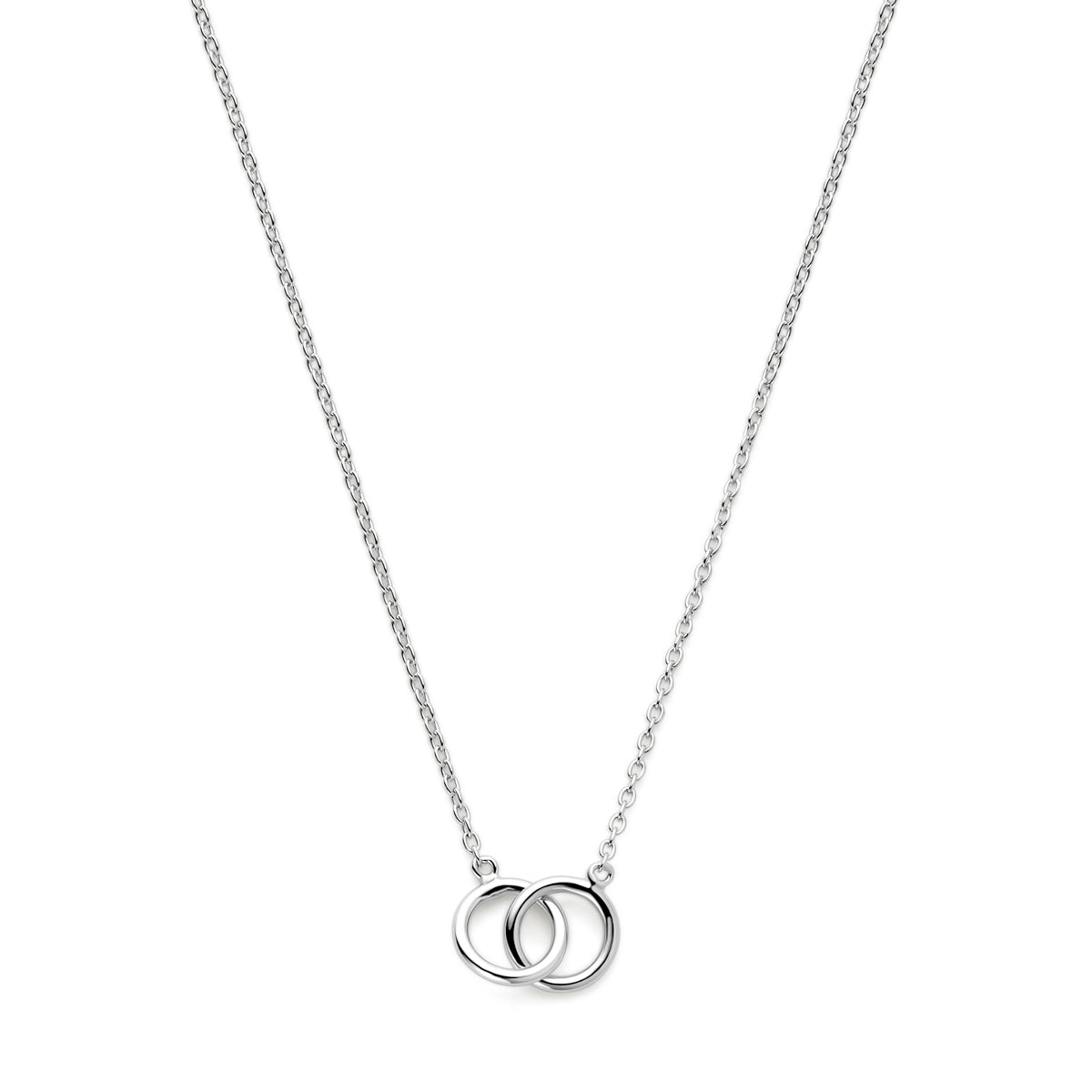 Zilveren collier rondjes 8mm | 40-44cm