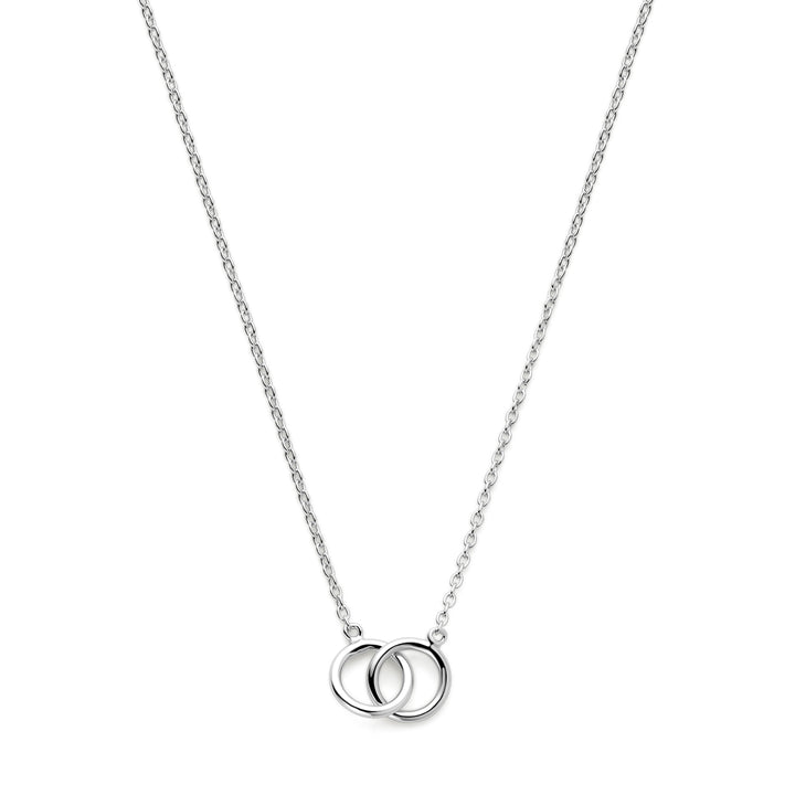 Zilveren collier rondjes 8mm | 40-44cm