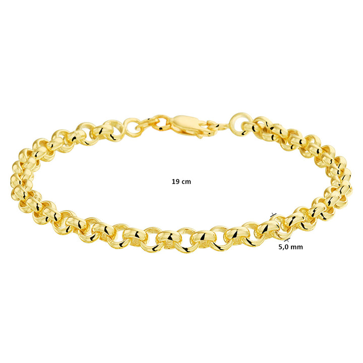 Silgold armband jasseron 5mm | 19cm