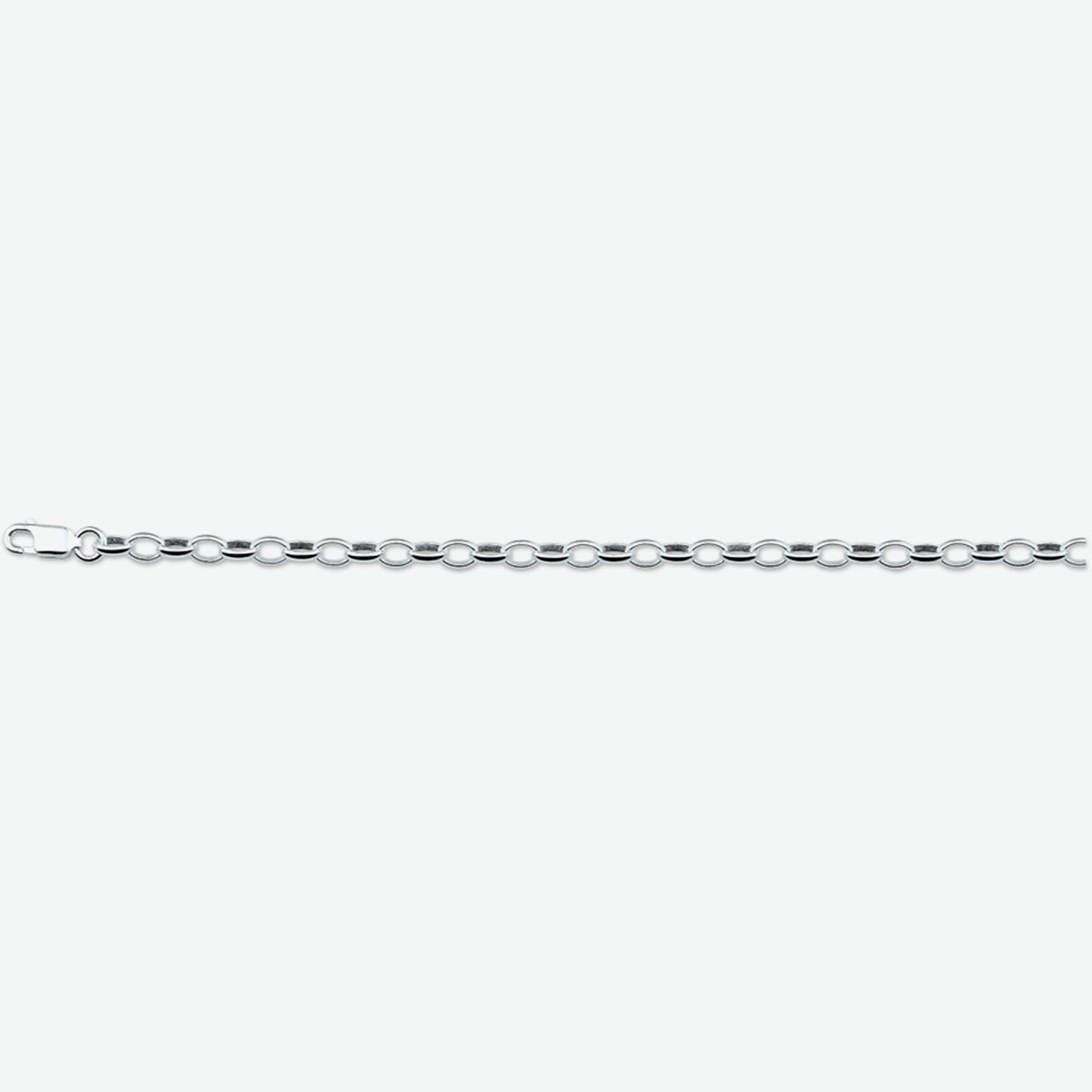 Zilveren armband jasseron 3.7mm | 15cm