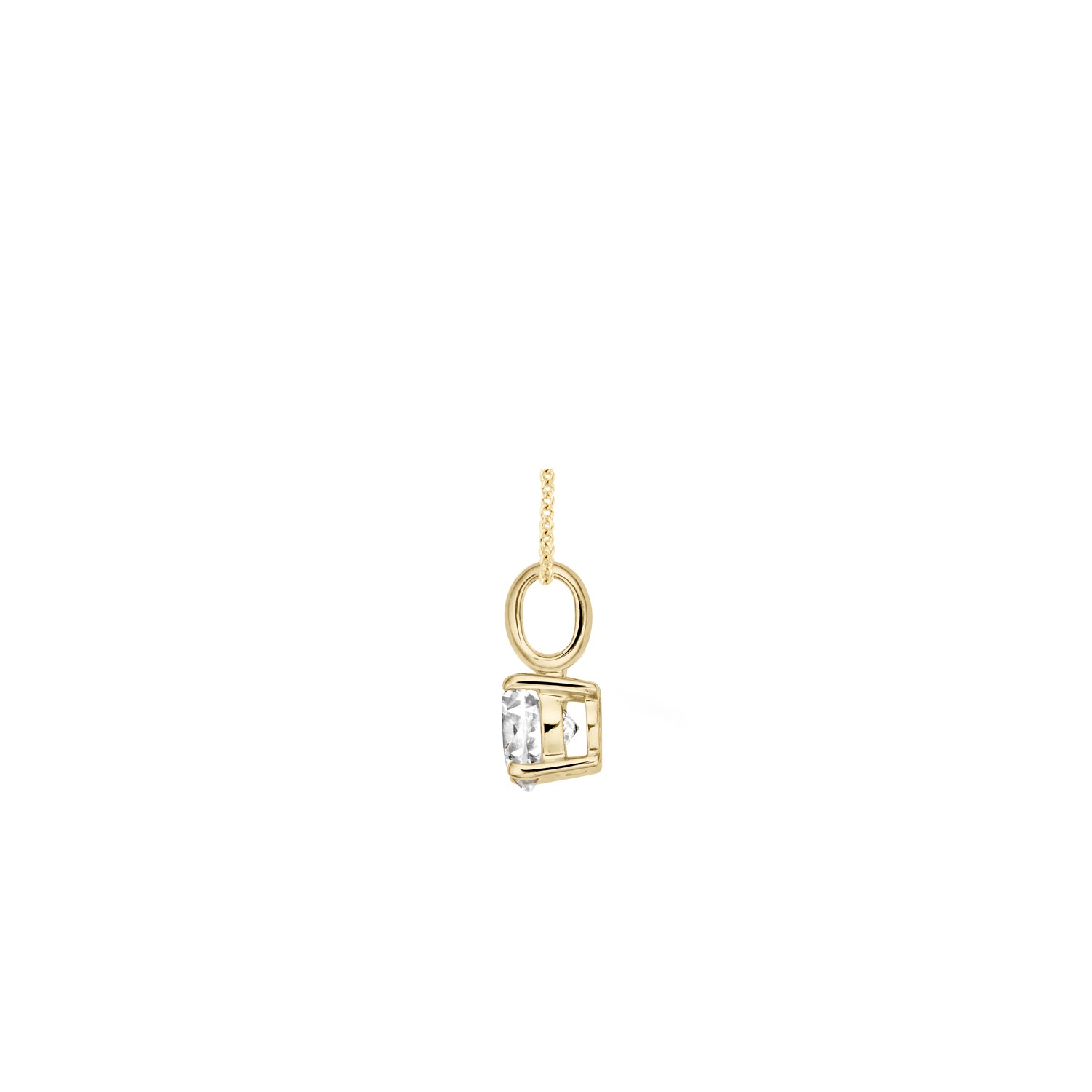 Blush Hanger 6053YZI -  Geel Goud (14k) met Zirkonia
