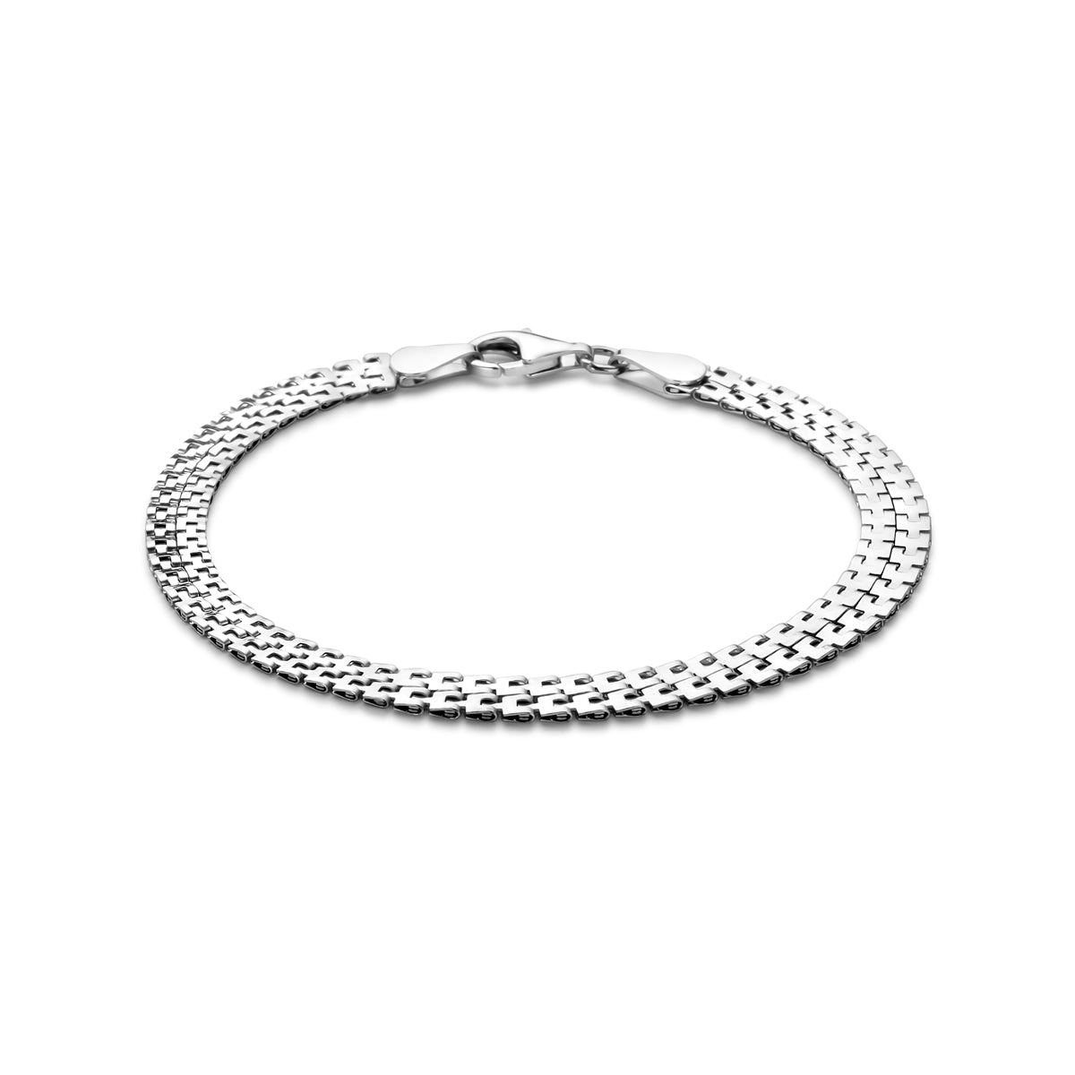 Zilveren armband fantasie 5mm | 18cm