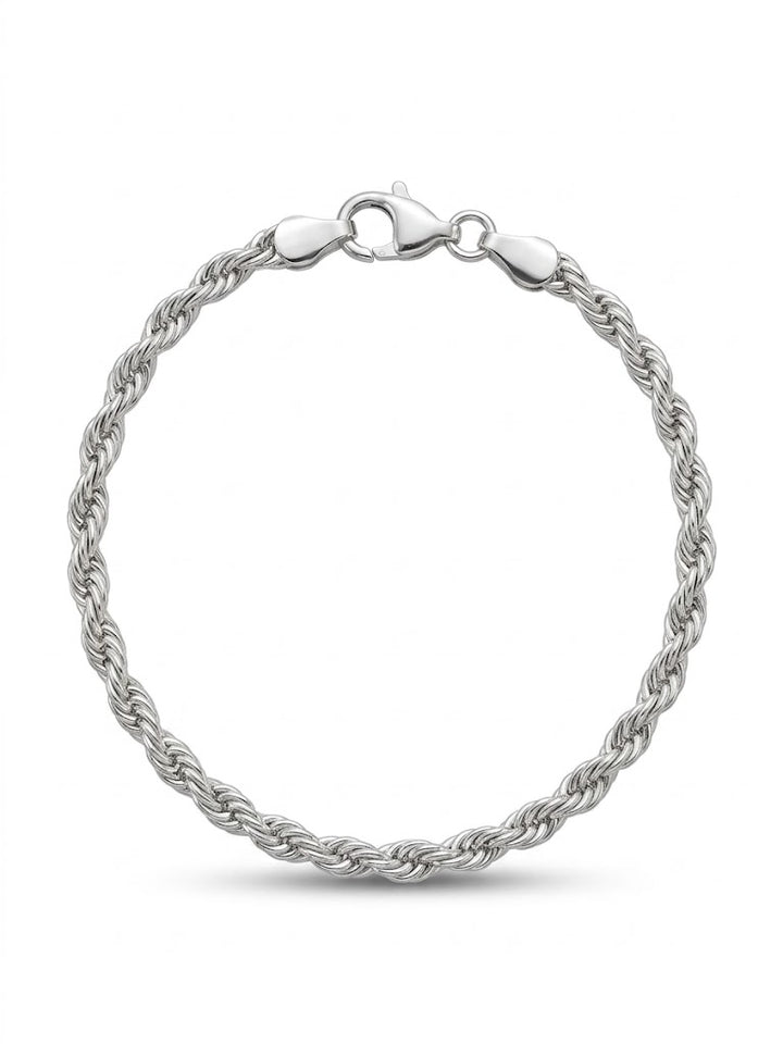 Zilveren armband koord 3mm | 19cm