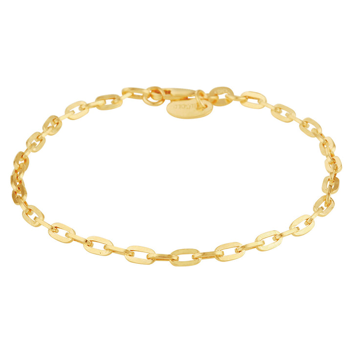 Silgold armband anker 3mm | 19cm