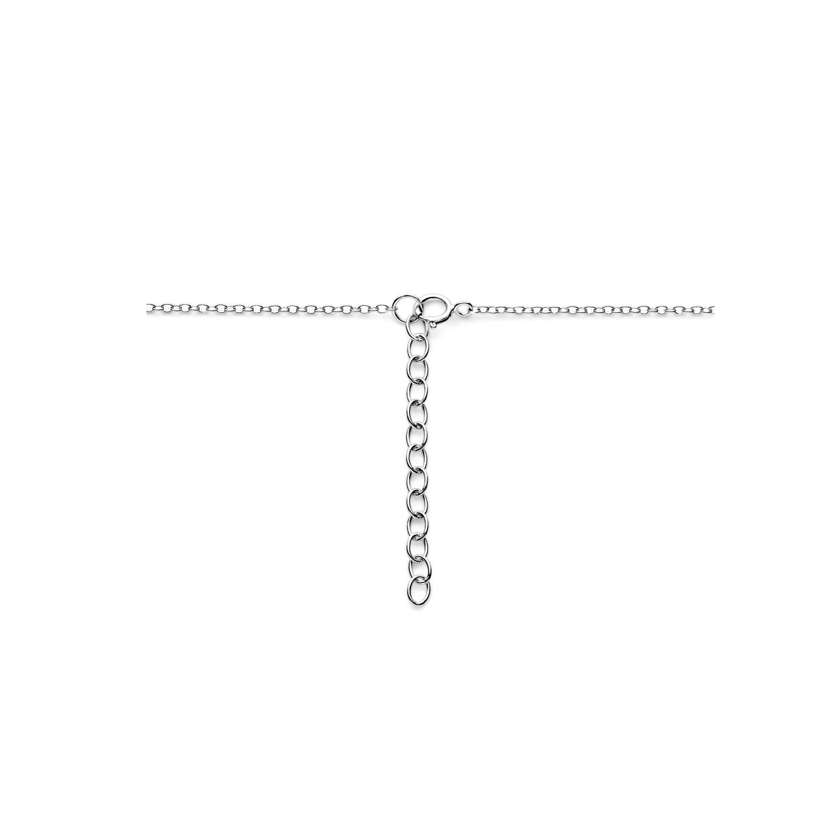 Zilveren collier rondjes 8mm | 40-44cm