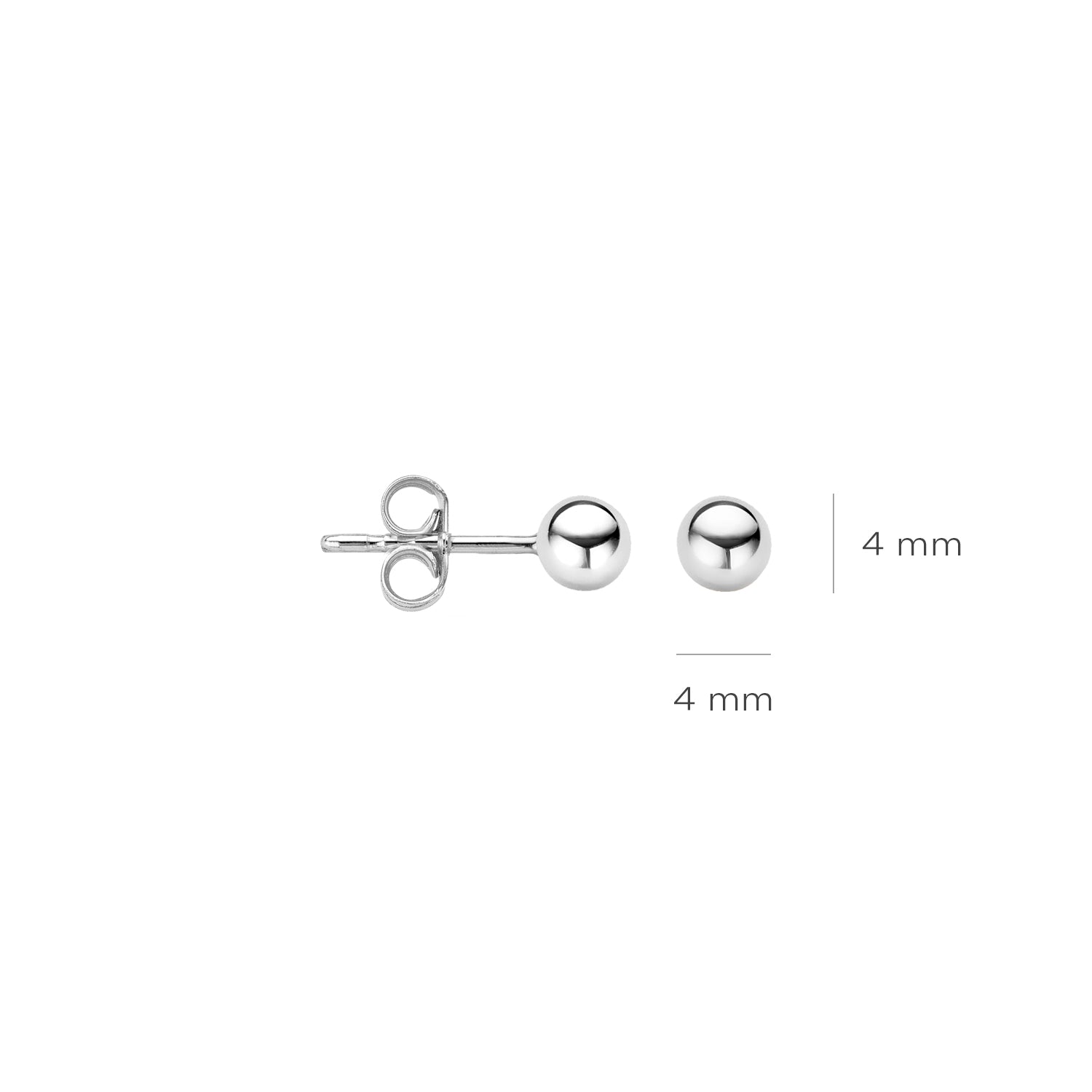 Blush Oorbellen 7121WGO -  Wit Goud (14k)