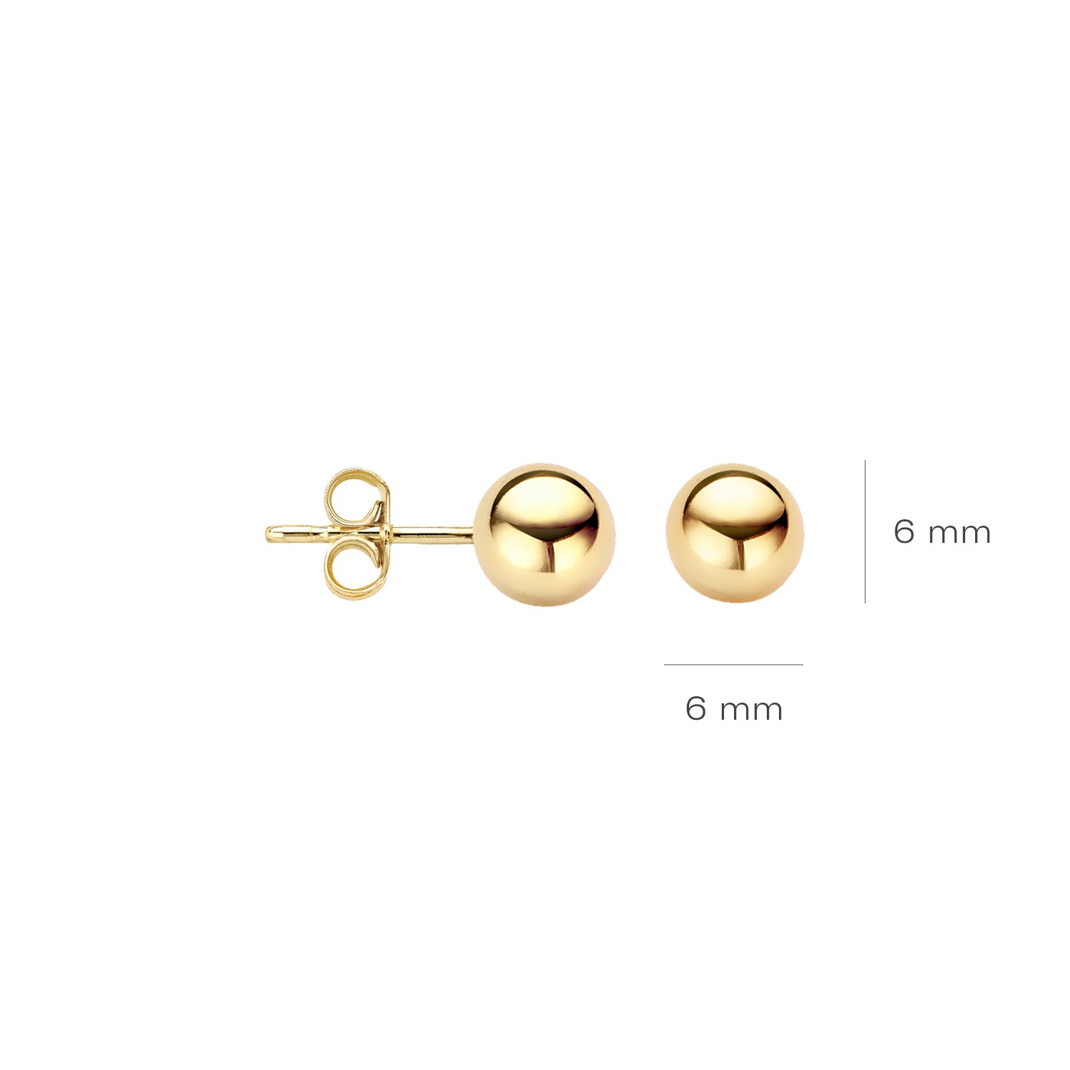 Blush Oorbellen 7123YGO -  Geel Goud (14k)