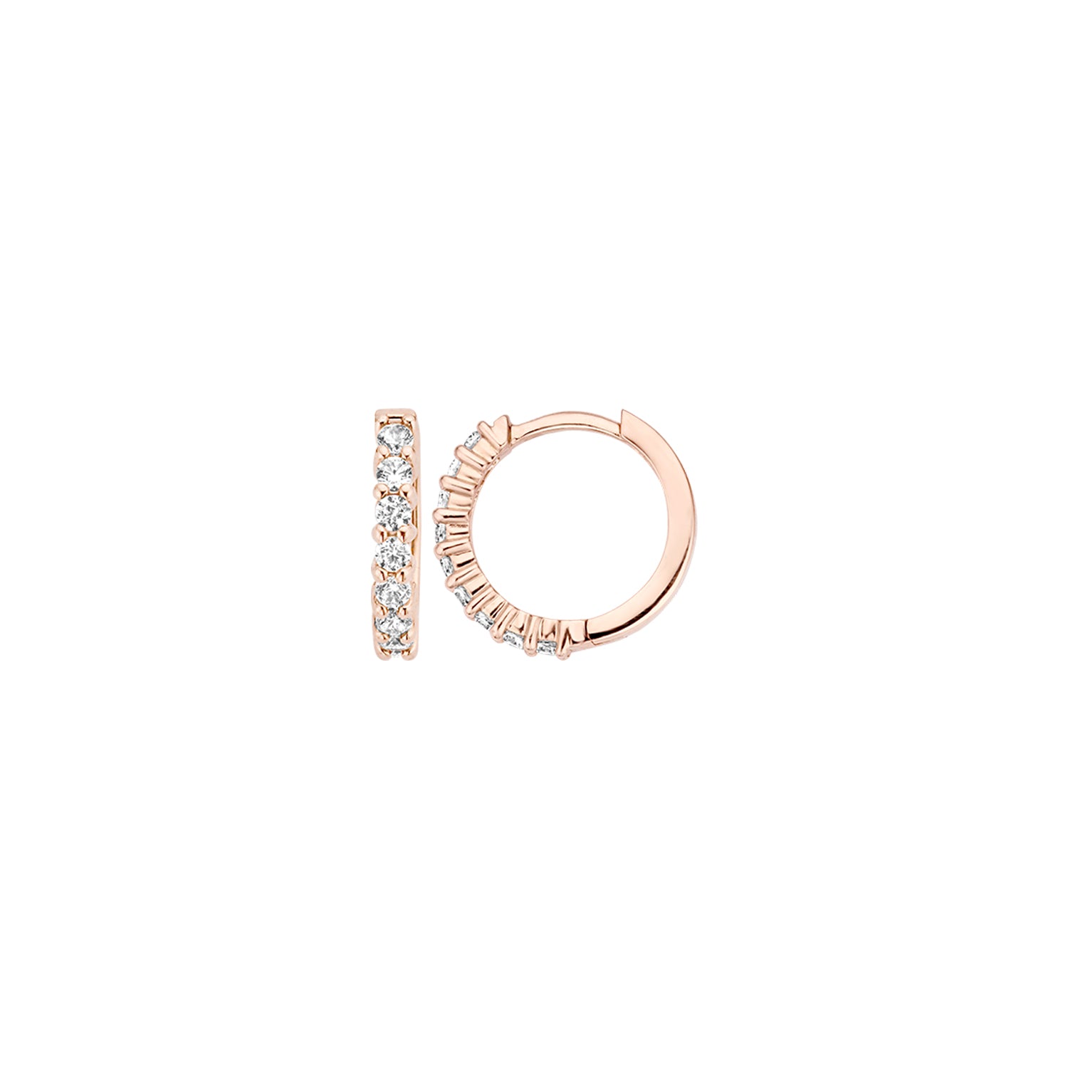 Blush Oorbellen 7134RZI -  Rosé Goud (14k) met Zirkonia