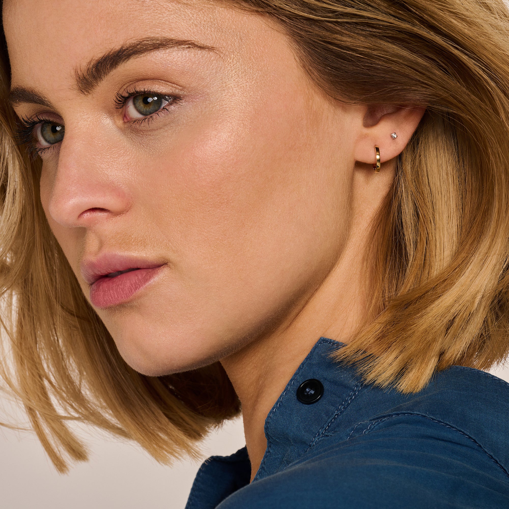 Blush Oorknoppen 7202YGO