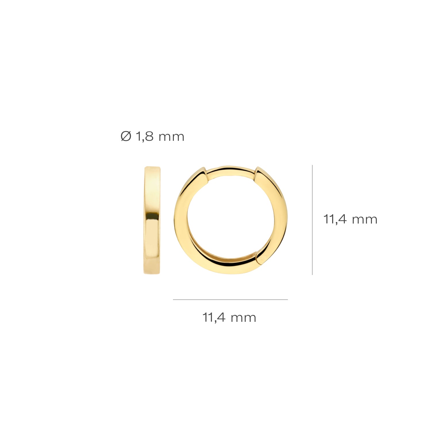 Blush Oorknoppen 7202YGO