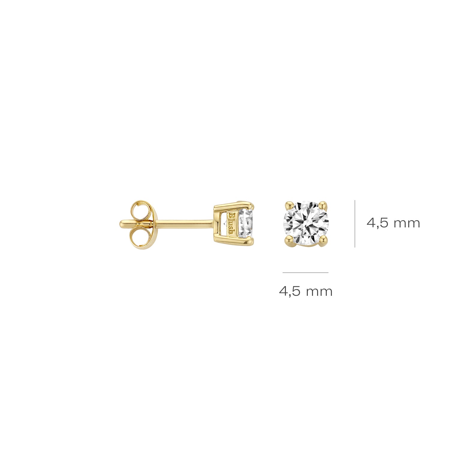 Blush Oorstekers 7213YZI