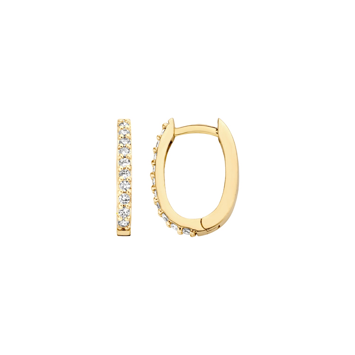 Blush Oorbellen 7236YZI - Geel Goud met Zirkonia (14k)