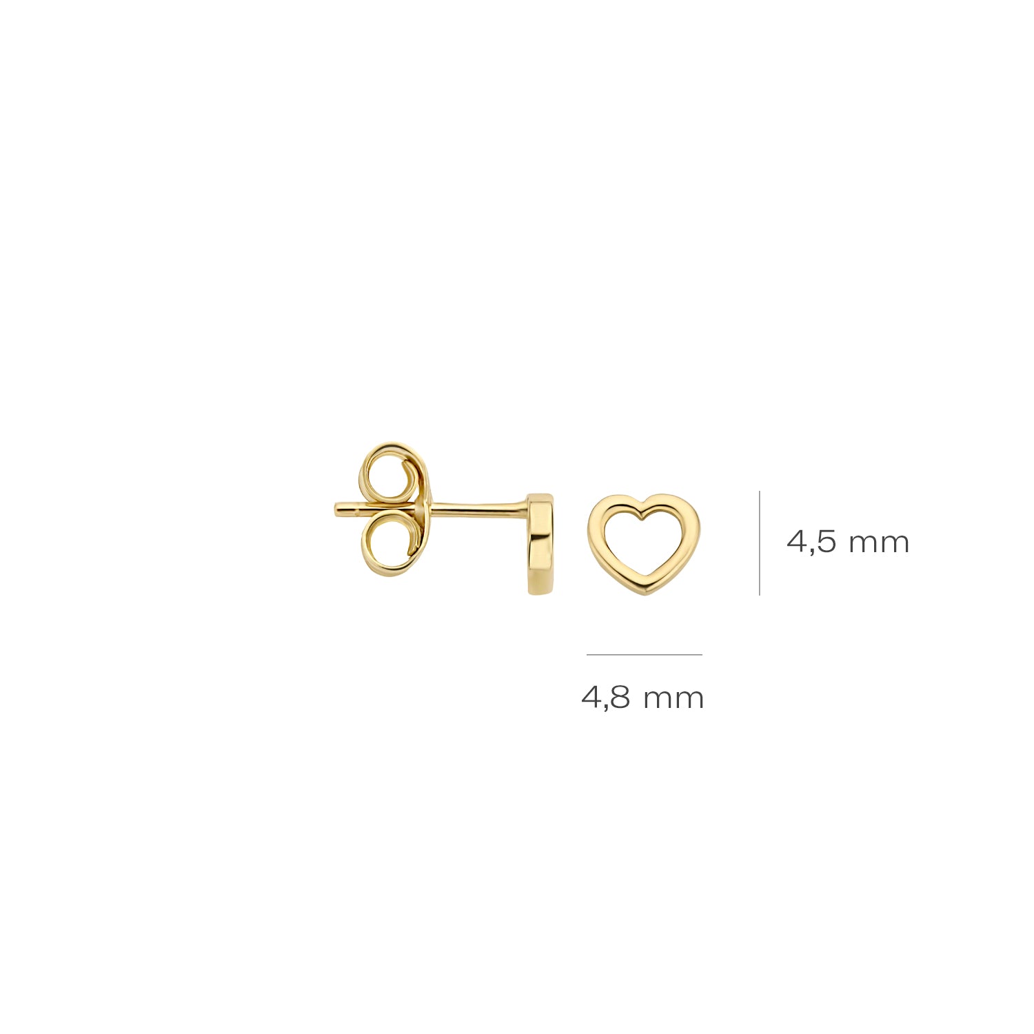 Blush Oorknoppen 7246YGO