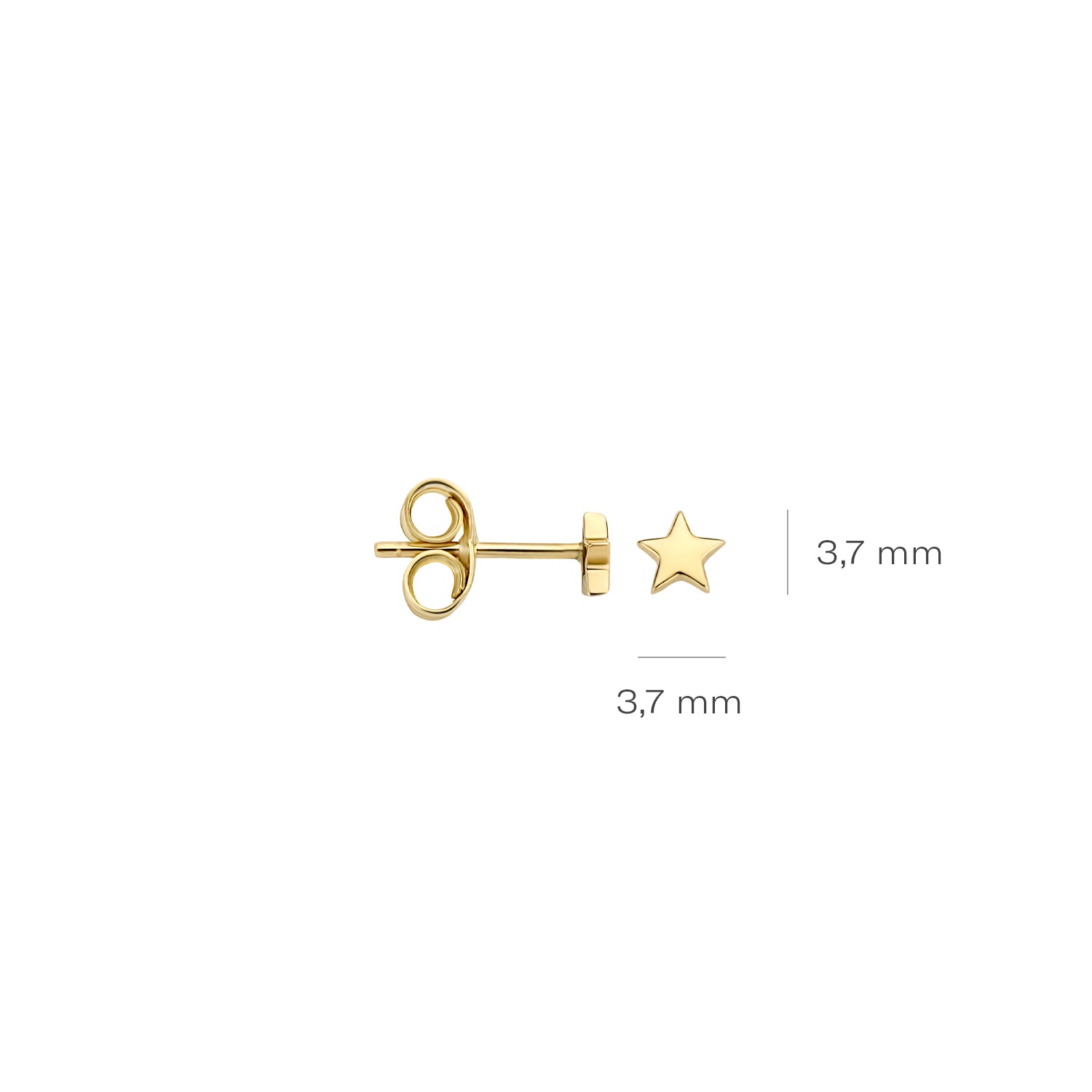 Blush Oorknoppen 7247YGO