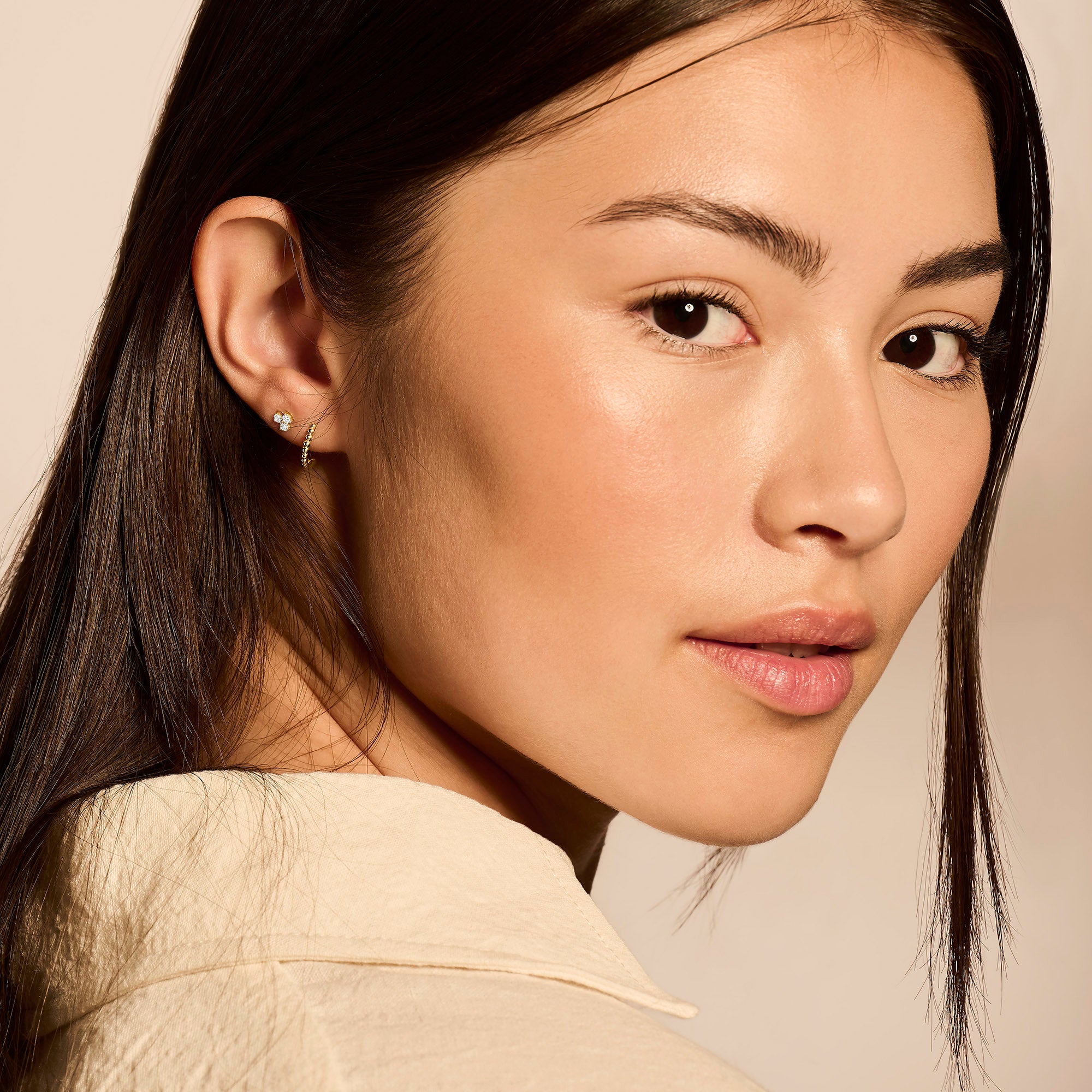 Blush Oorringen 7264YGO