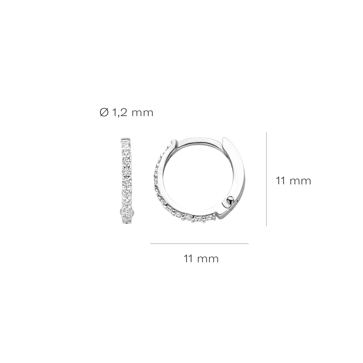 Blush Oorringen 7269WZI