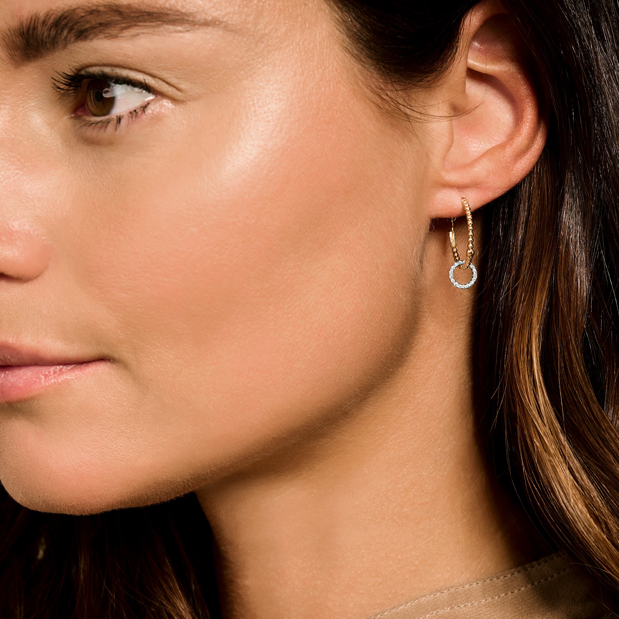 Blush Oorringen 7291YGO