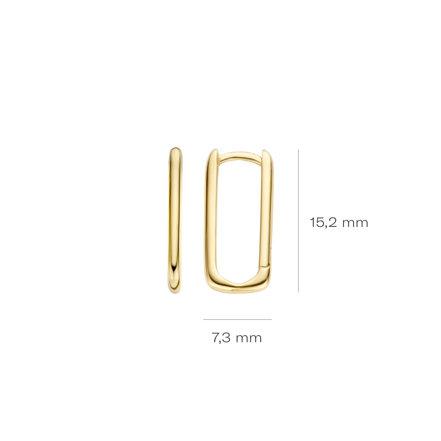 Blush Oorringen 7295YGO