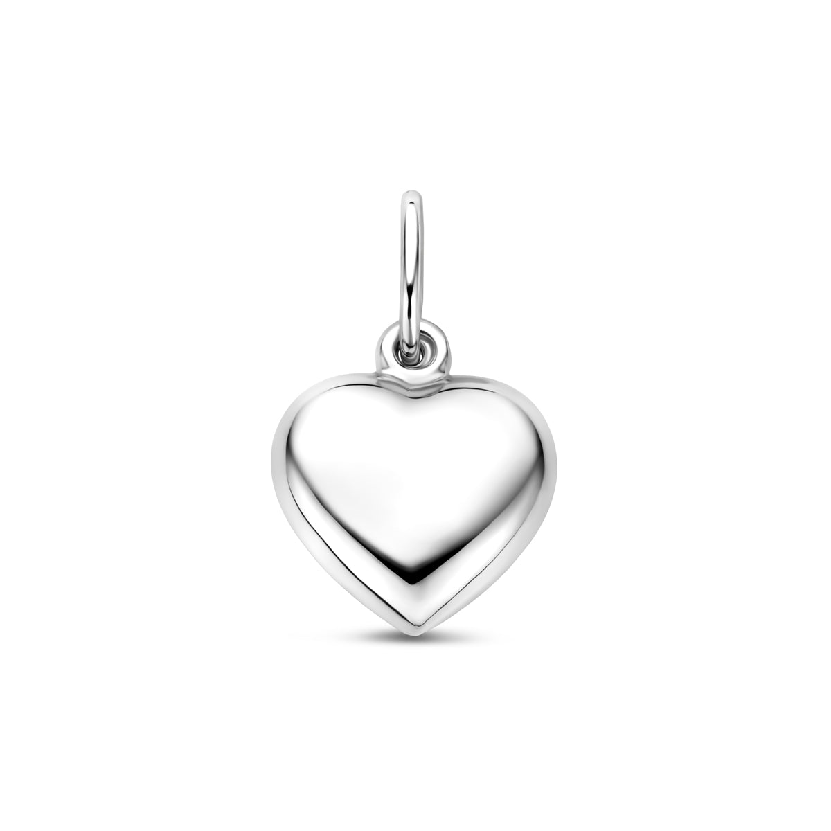 Zilveren hanger hartje | 6,5x8,5mm