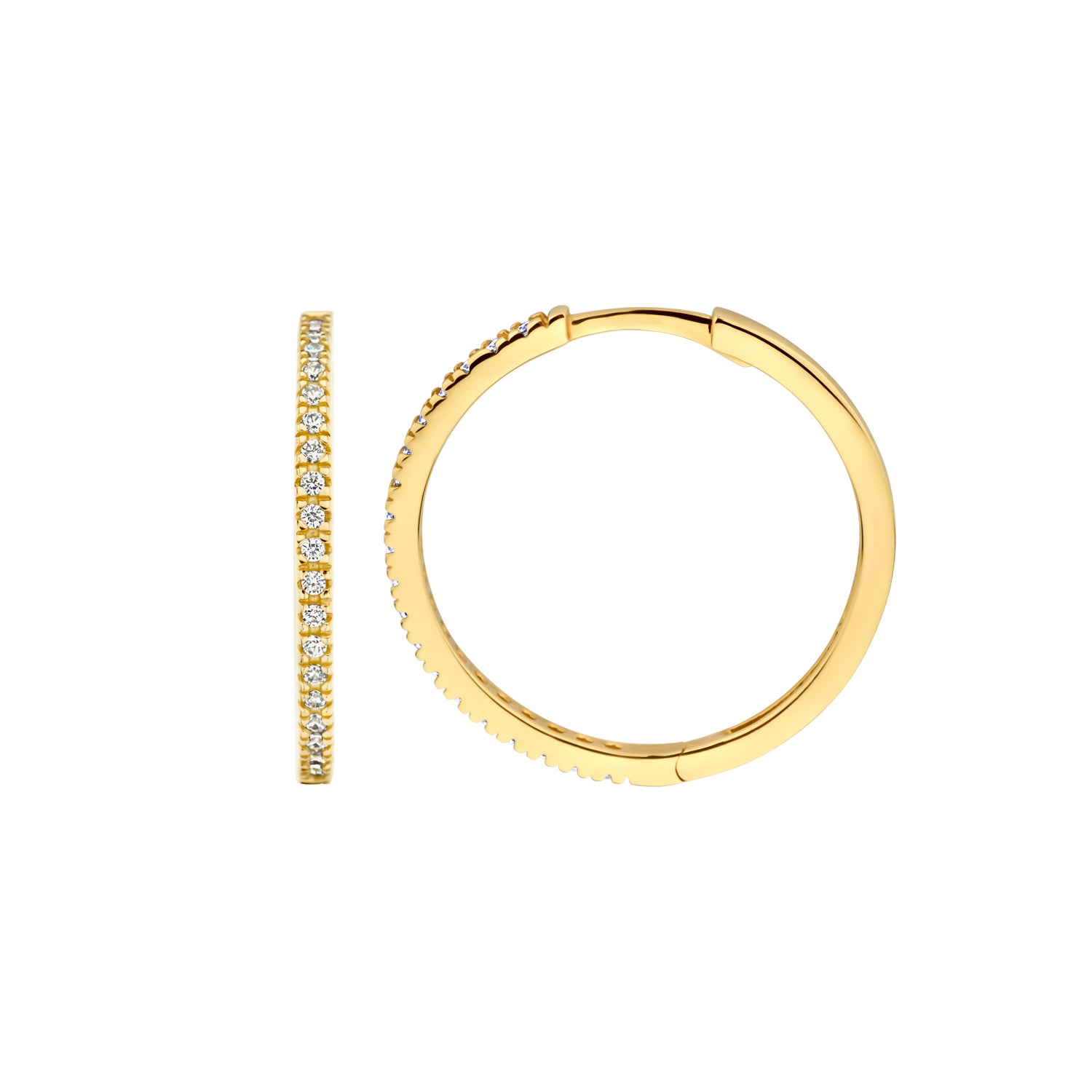 Blush Oorringen 7306YZI - Geel Goud (14k) met Zirkonia