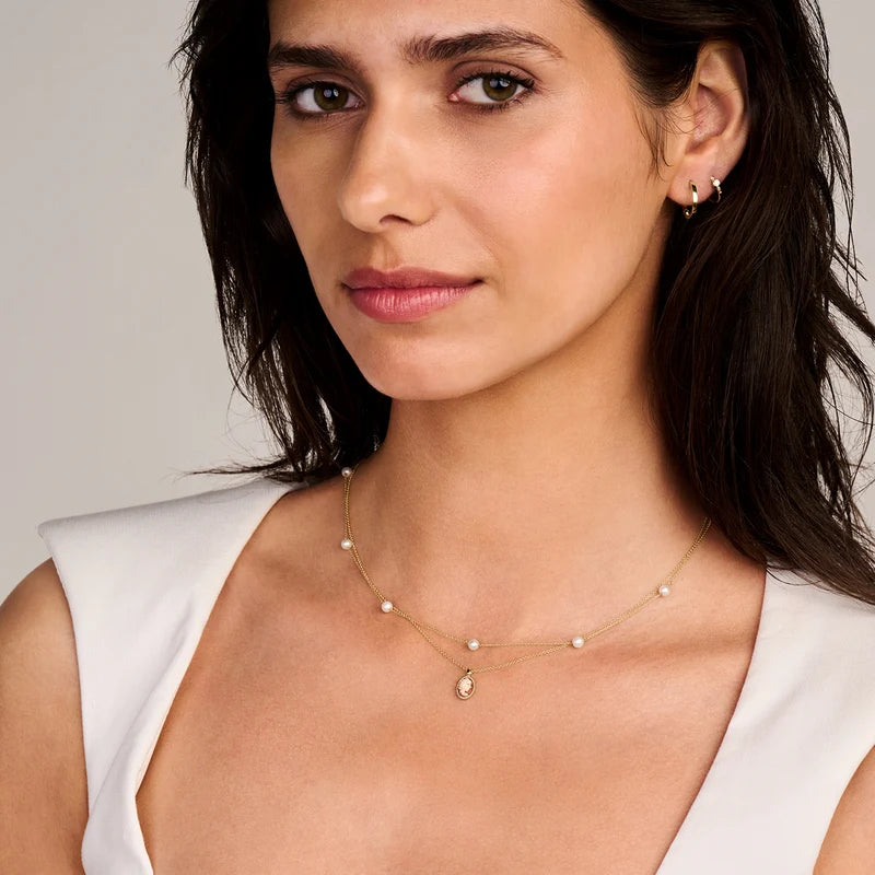 Blush Oorringen in 14k Goud - 7308YGO