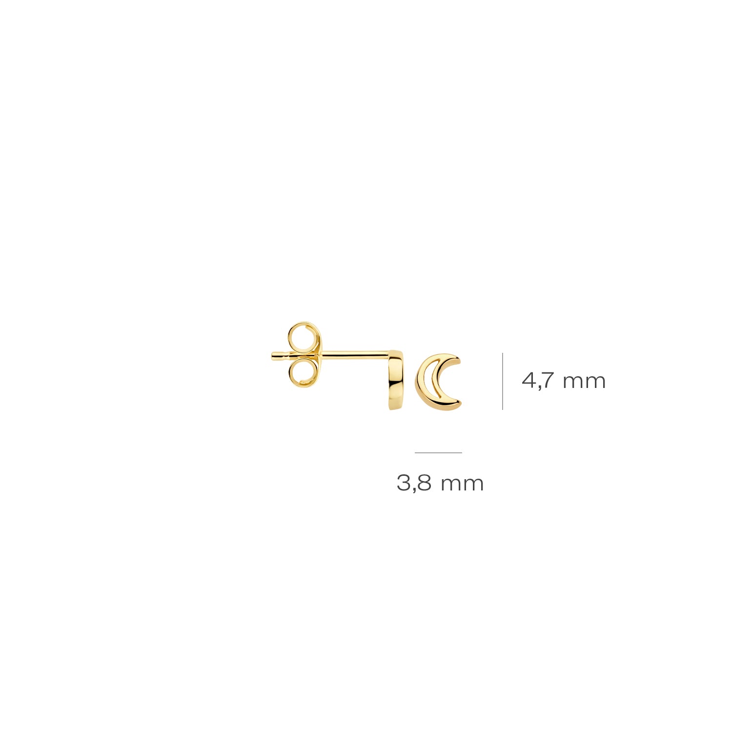 Blush Oorknoppen 7320YGO - Geel Goud (14k)