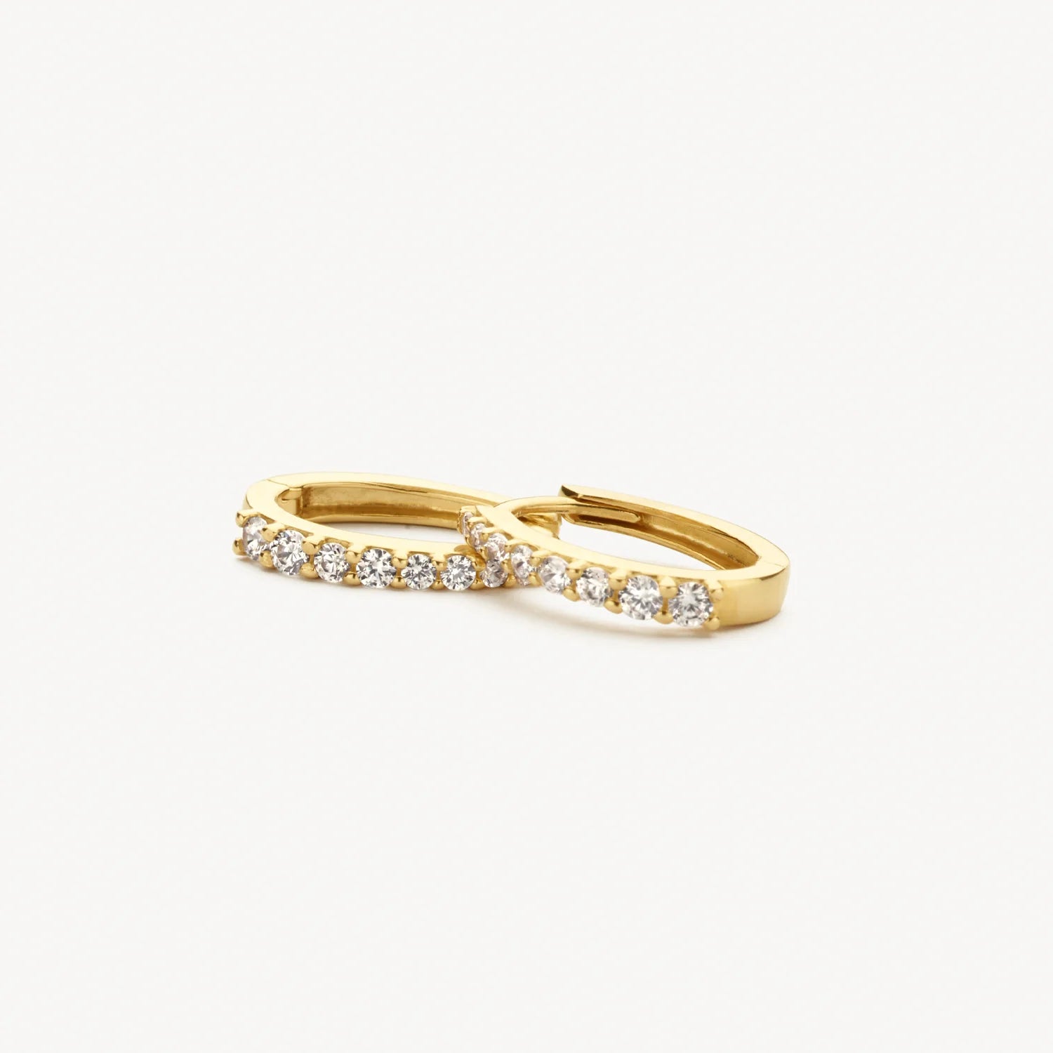 Blush Oorringen met zirkonia in 14k Goud - 7341YZI