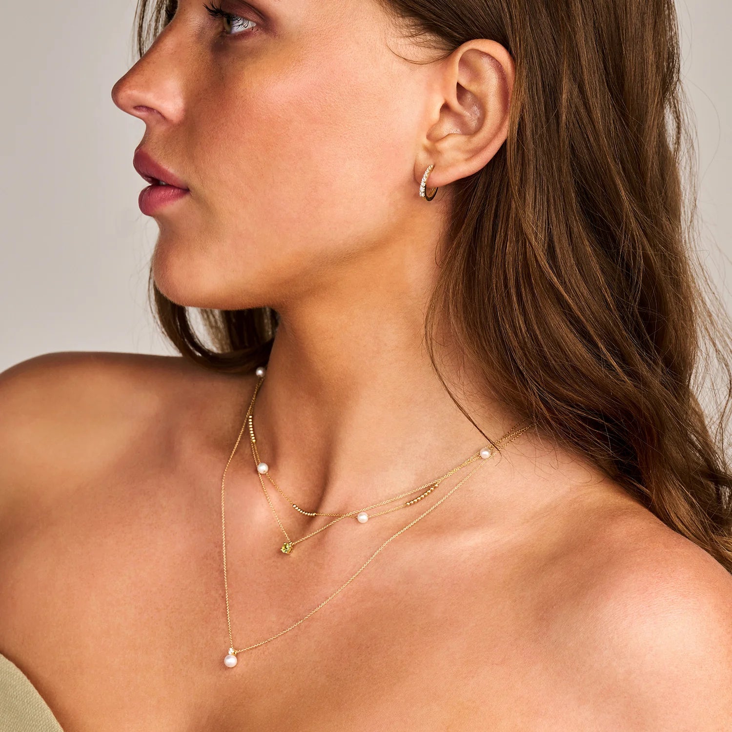 Blush Oorringen met zirkonia in 14k Goud - 7341YZI